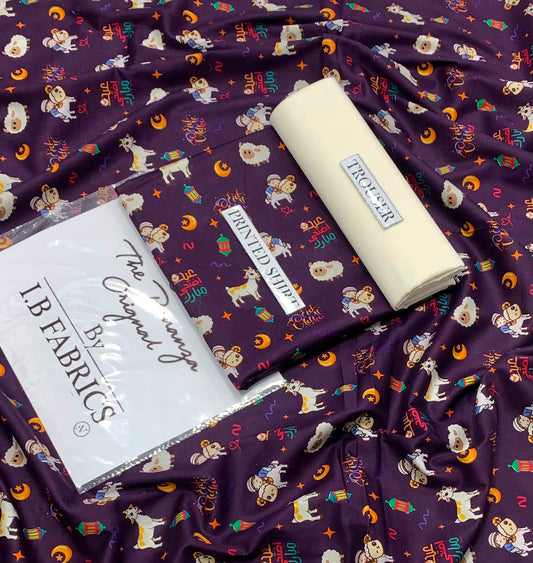 2-piece unstitched lawn suit by The Original Bonanza