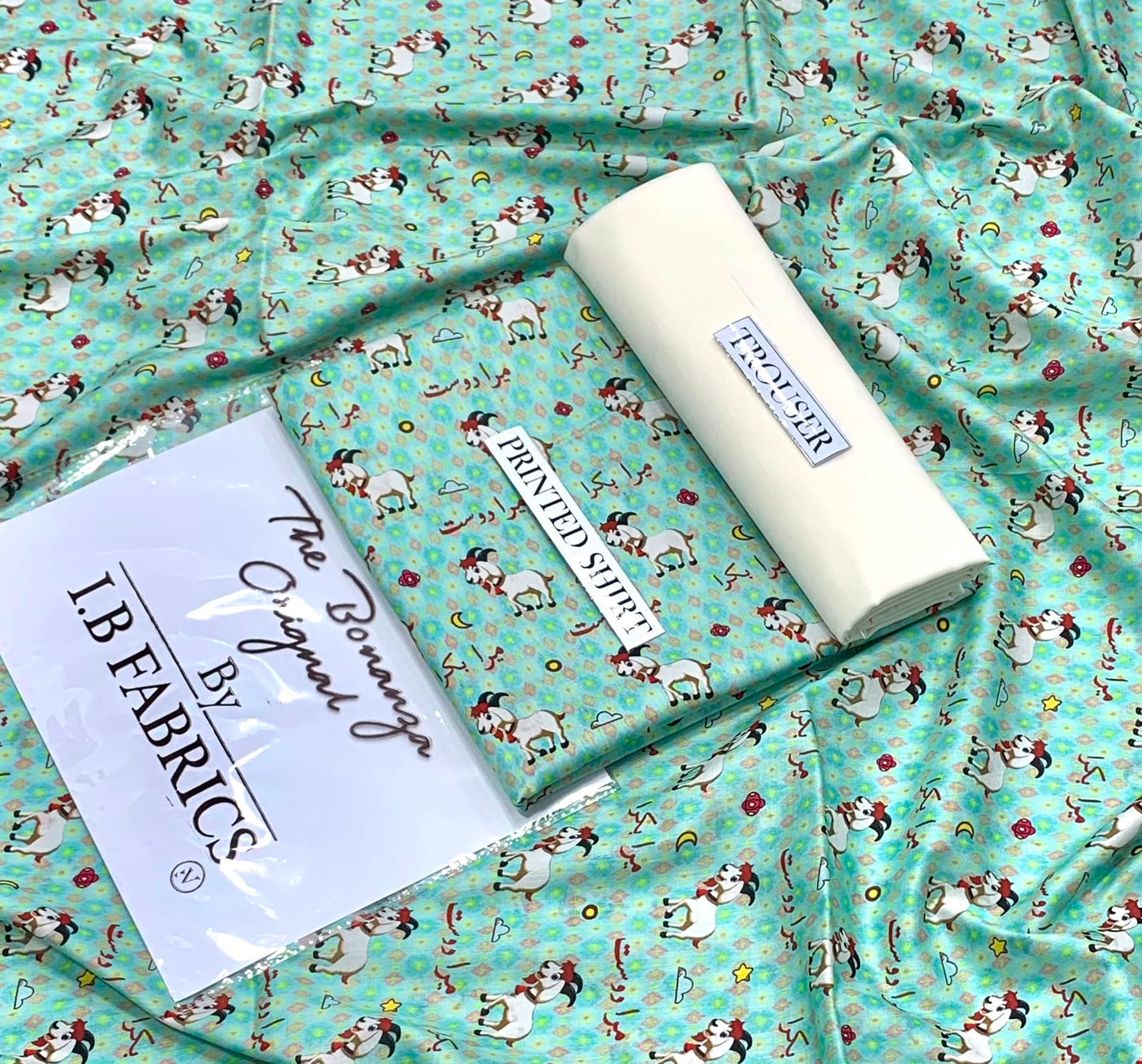 A fun 2-piece unstitched lawn suit by The Original Bonanza