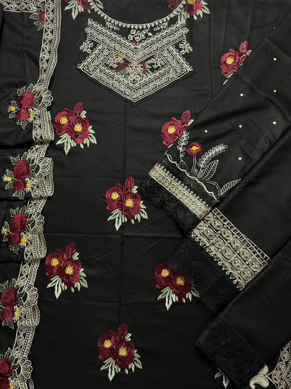 Parishay Premium Dhanak 3-Piece Embroidered Suit | Winter Collection 2026 | TFS-019