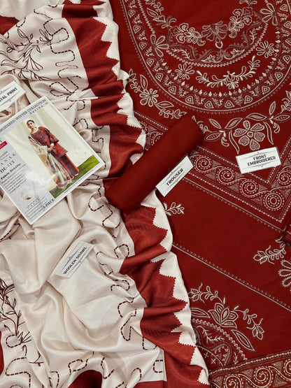 Coco by Zara Noor Abbas NF-415 – Luxury Dhanak Embroidered Winter 3-Piece