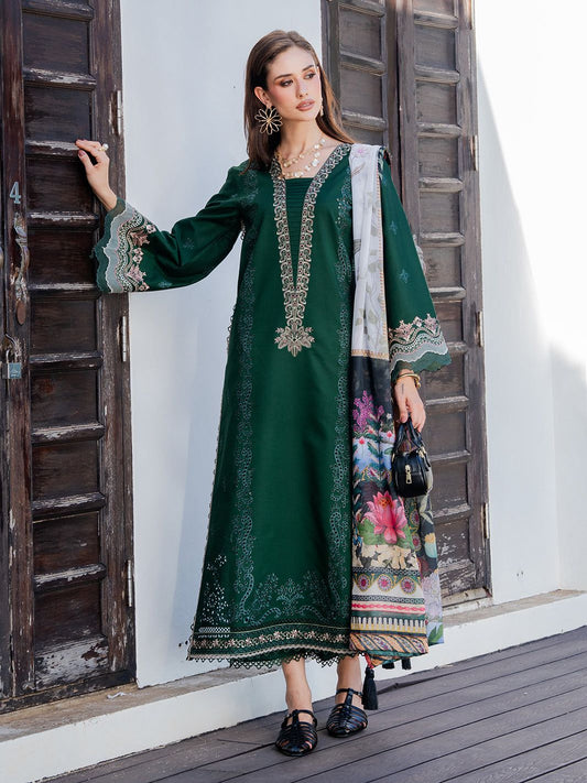 Izel NF-1304 – Premium Dhanak Chikankari Embroidered Winter 3-Piece