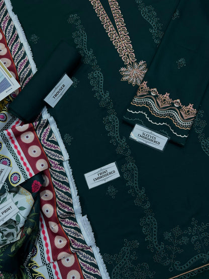 Izel NF-1304 – Premium Dhanak Chikankari Embroidered Winter 3-Piece