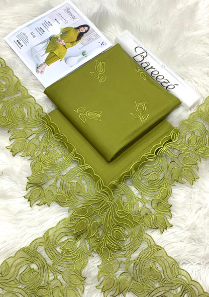 Bareeza Vol.1 #5001 – Dhanak Marina Embroidered Winter 2-Piece