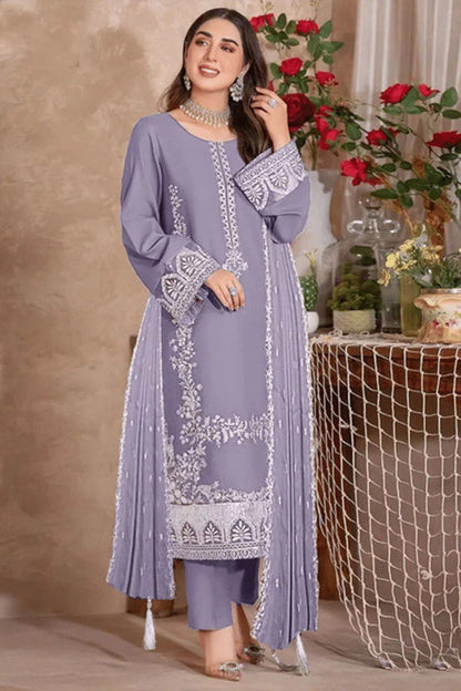 Zarqash 7644 – Dhanak Embroidered Winter Suit