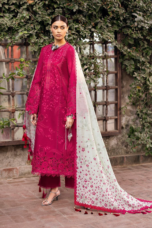 Jazmin 9006 | Premium Dhanak Heavy Embroidery 3-Piece Winter Suit