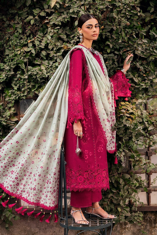 Jazmin 9006 | Premium Dhanak Heavy Embroidery 3-Piece Winter Suit