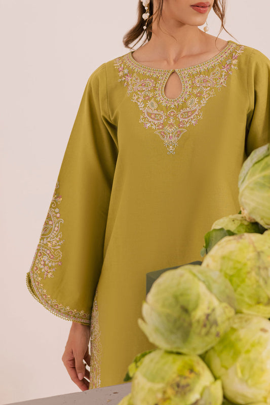 Batik Pure Dhanak Embroidered 2PC Suit – Winter Collection