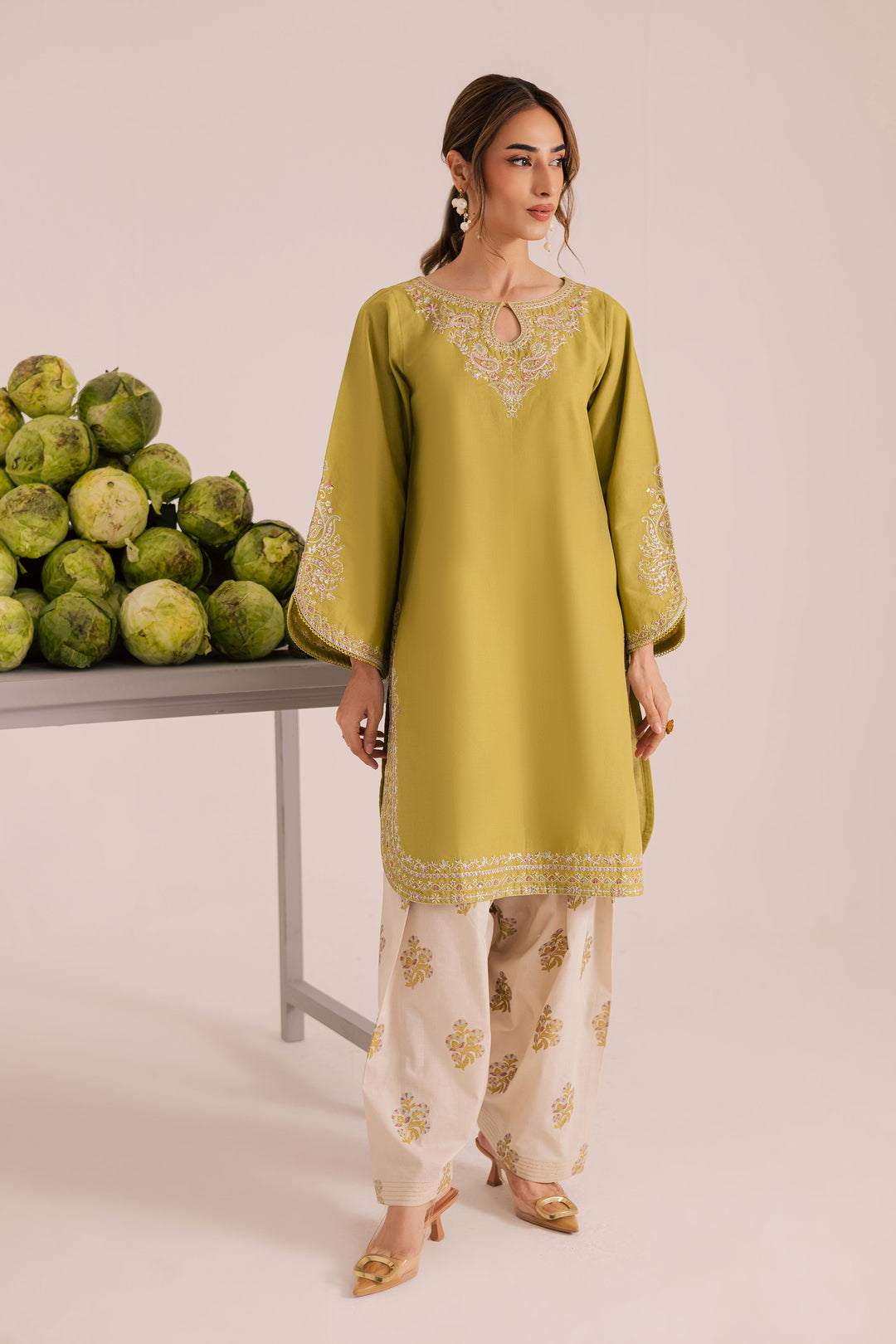 Batik Pure Dhanak Embroidered 2PC Suit – Winter Collection