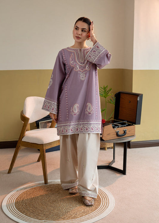 Pezwaan Pure Dhanak Embroidered 2PC Suit – Winter Collection