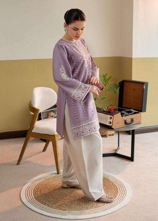 Pezwaan Pure Dhanak Embroidered 2PC Suit – Winter Collection