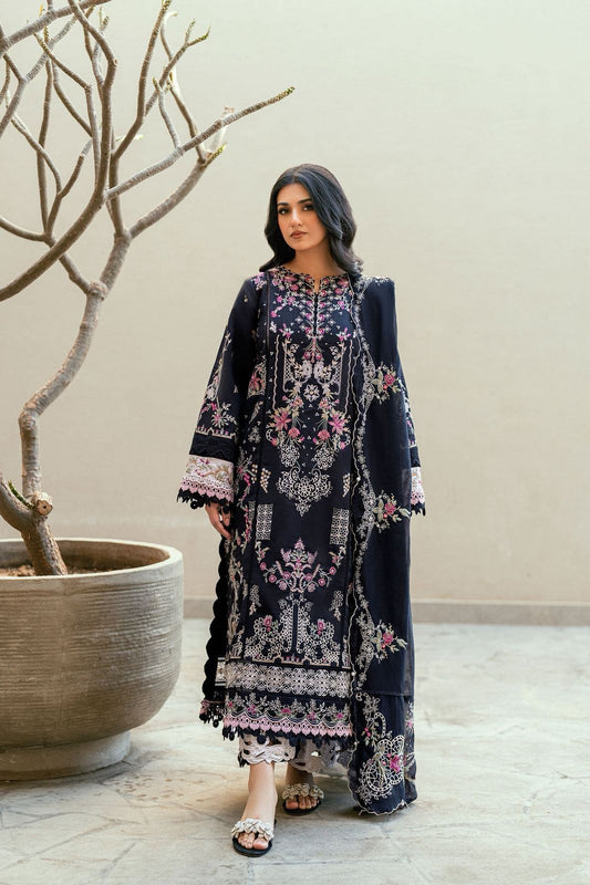 Florent Chikankari Embroidered Dhanak Suit – Code 584