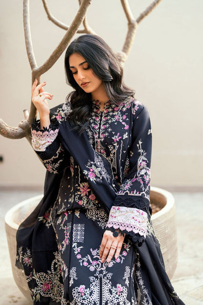 Florent Chikankari Embroidered Dhanak Suit – Code 584