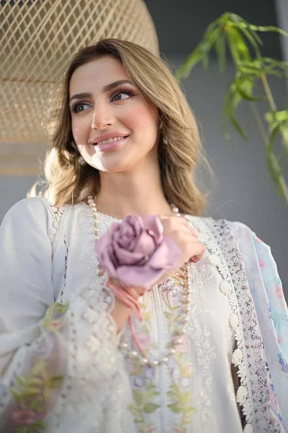 Jazmin 7599 Premium Airjet Dhanak Suit with Digital Print Wool Shawl