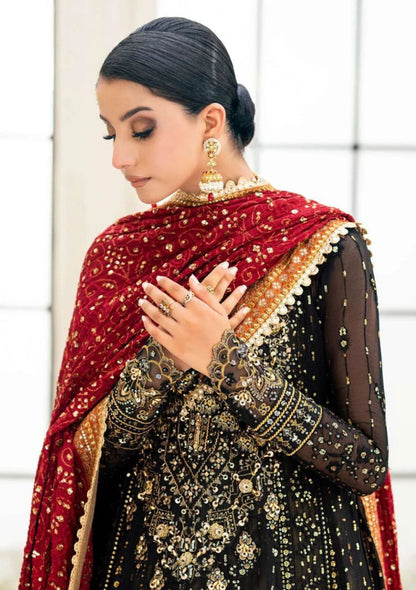 AIK Atelier Chiffon Sequins Frock with Satin Silk Trouser