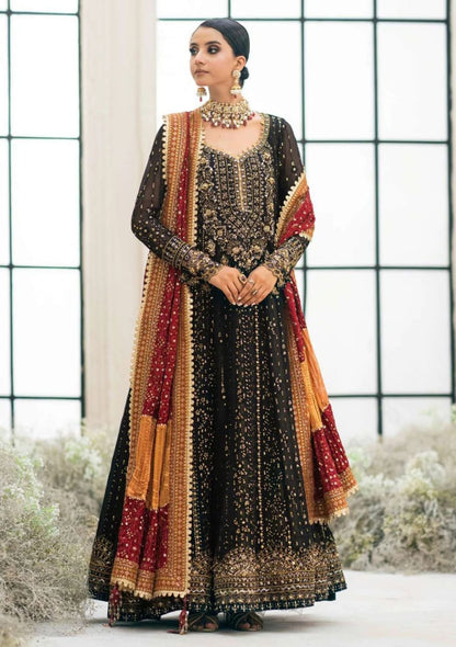 AIK Atelier Chiffon Sequins Frock with Satin Silk Trouser