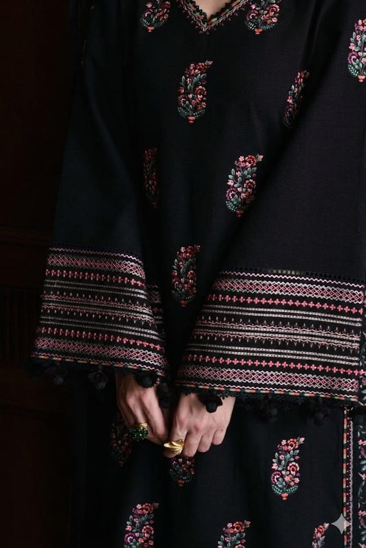 Batik NF 1037 Premium Dhanak Heavy Embroidered 3-Piece Winter Suit
