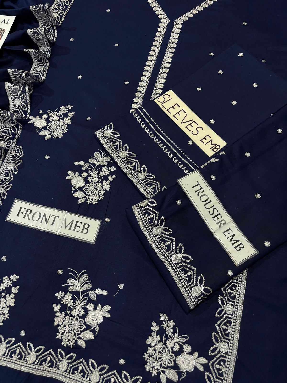 Gulaal NF 3011 Premium Dhanak Embroidered 3-Piece Winter Suit