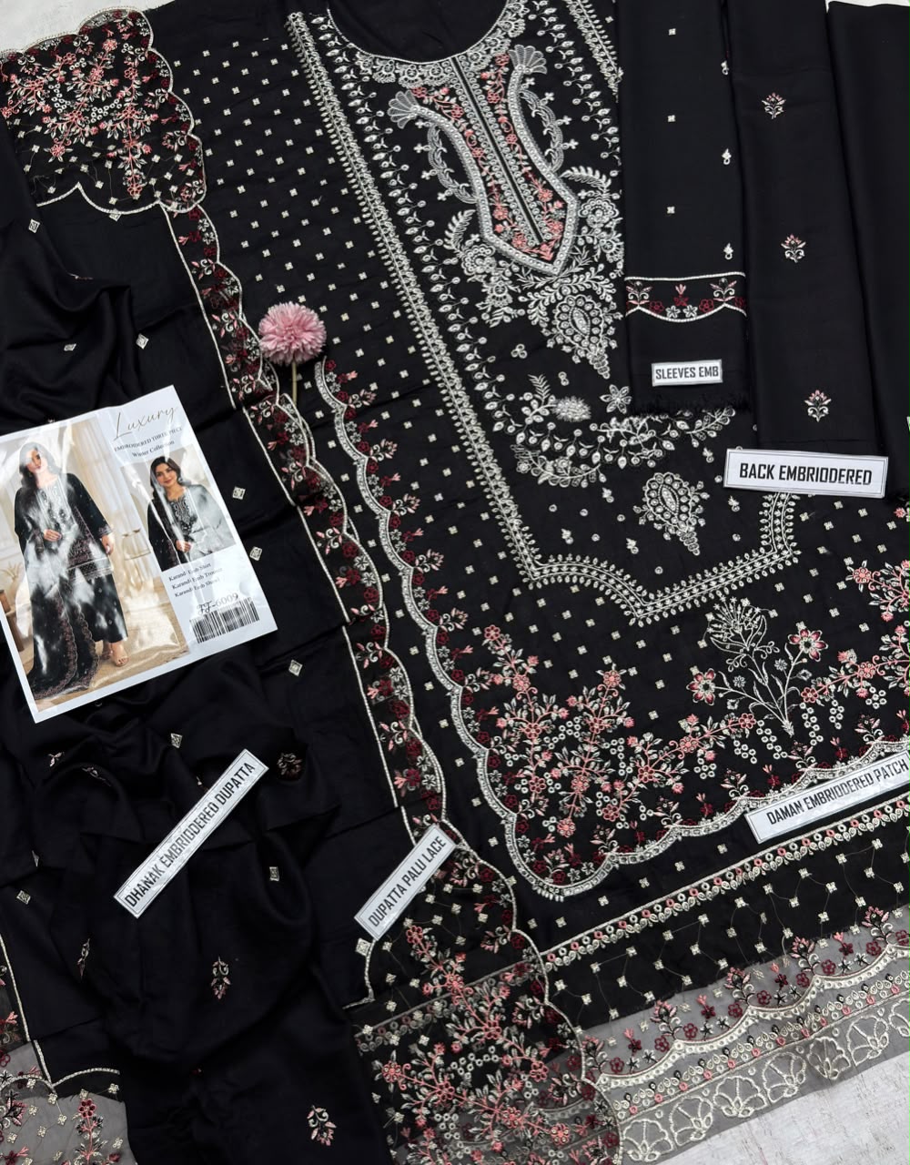 Bareeze 6009 Karandi Embroidered 3-Piece Suit