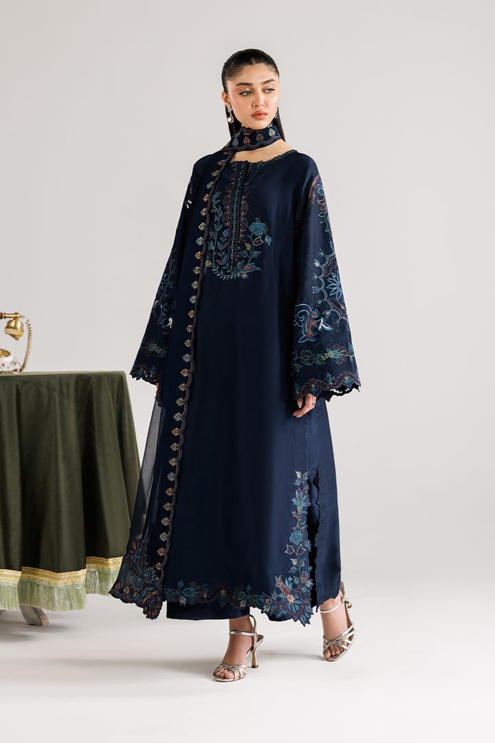 IZNIK Premium Dhanak 3-Piece Embroidered Suit | Winter Collection 2026 | NF-3018