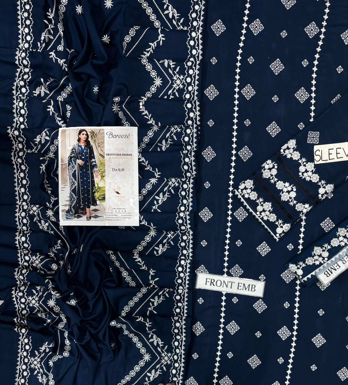 Bareeze D#A18 Dhanak Fabric Detail 4