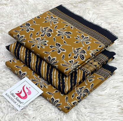 Bin Saeed Khaddar 3PC Unstitched Suit 2026
