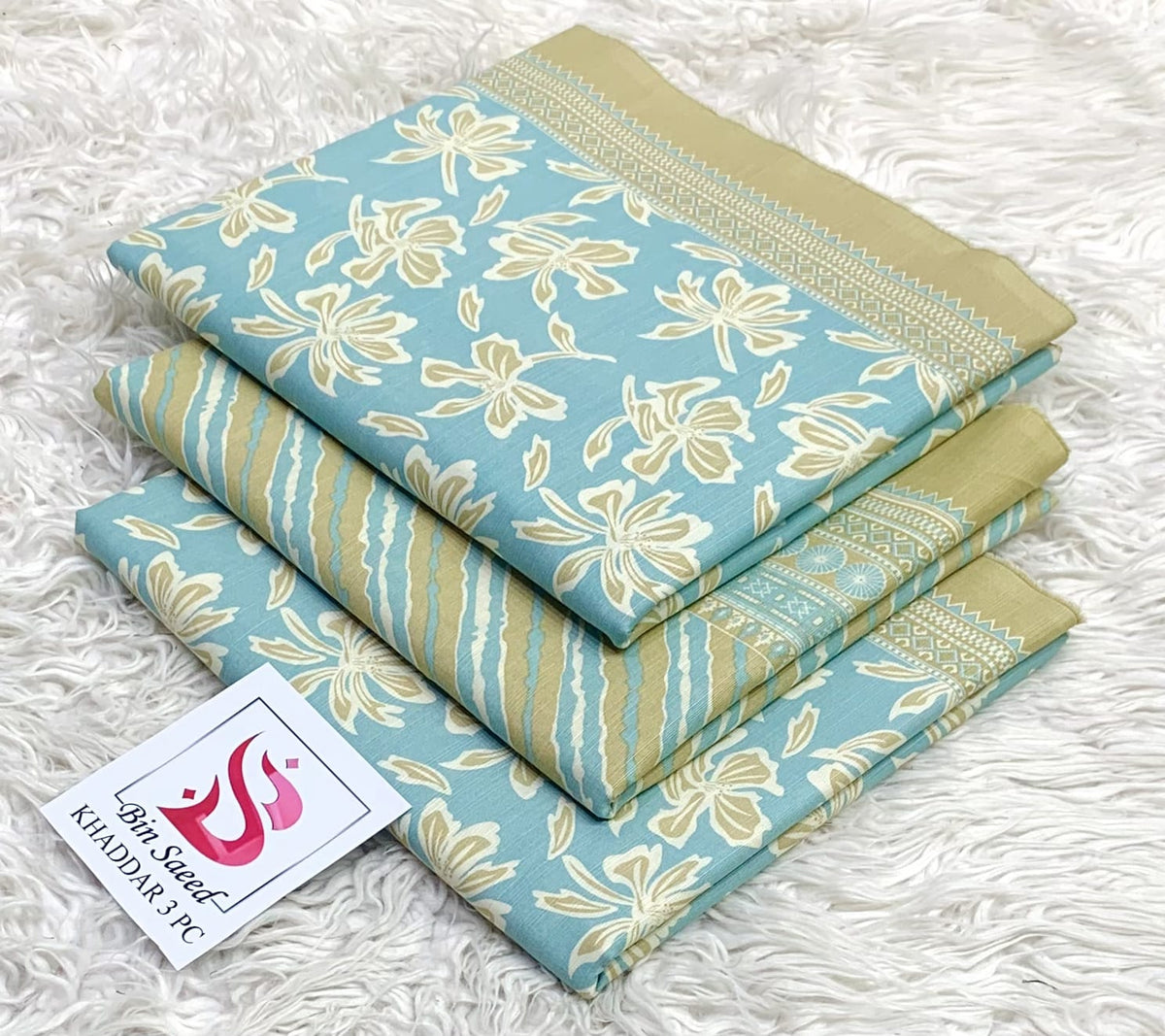 Bin Saeed Khaddar 3PC Unstitched Suit 2026