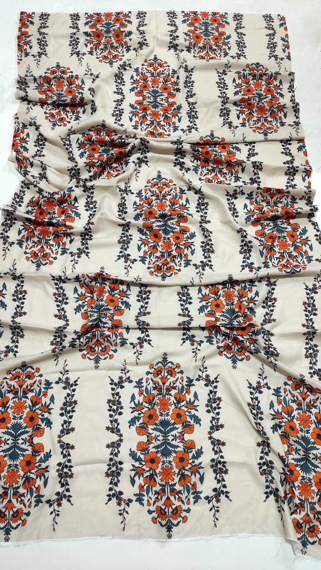 Asling Premium Dhanak 3PC Embroidered Suit with Wool Shawl