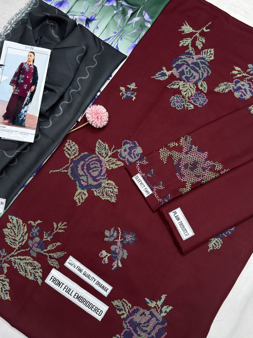 Zara Shahjahan 3096 Premium Dhanak 3-Piece Winter Suit