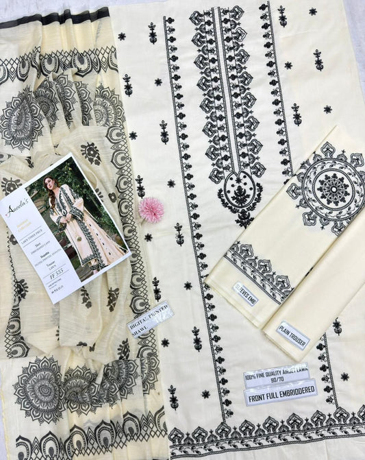 Aneela’s Summer Collection Lawn Three Piece