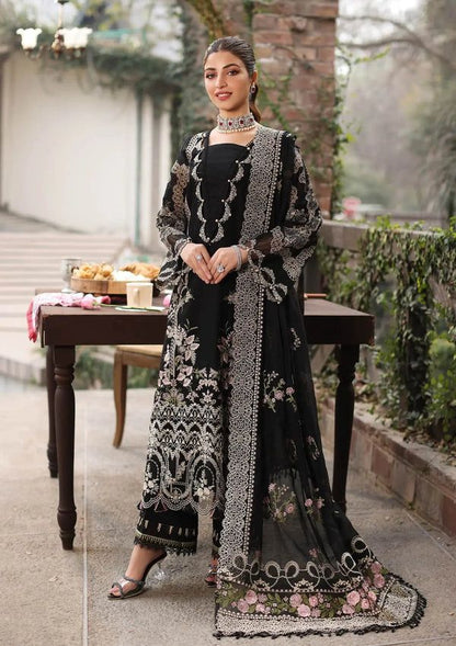 3-piece embroidered lawn suit by Kahf from the Premium Luxury Lawn