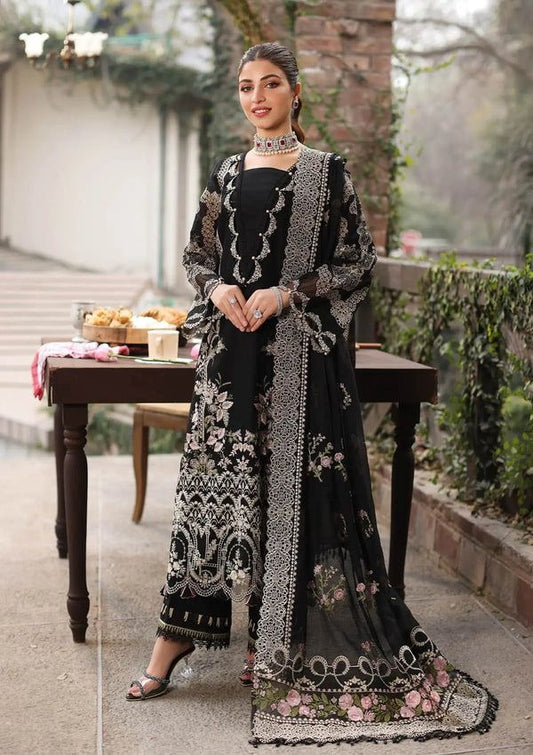 3-piece embroidered lawn suit by Kahf from the Premium Luxury Lawn