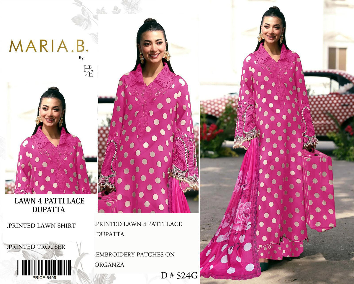 Lawn Unstitched Suit – Bella's Creation