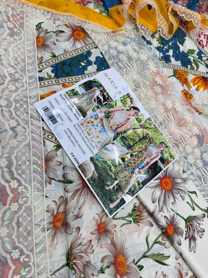 MARIA.B. Lawn 4 Patti Ready to Wear Dupatta | Buy Online Pakistan | Bella's Creation