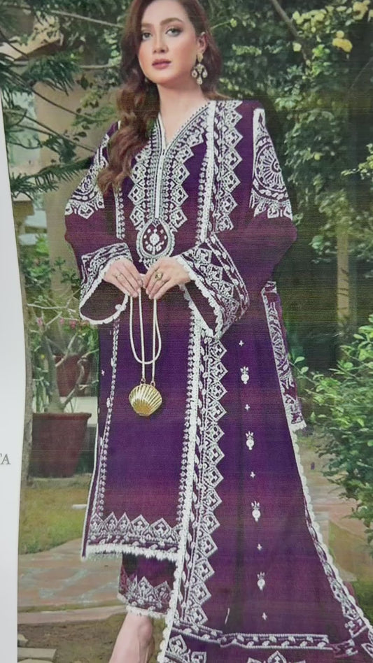 Aneela’s Summer Collection Lawn Three Piece