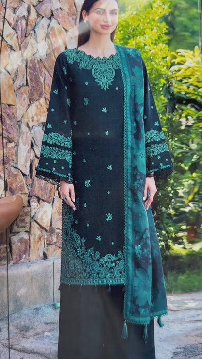 Maria.B FF:7636 – Dhanak Embroidered Winter Suit