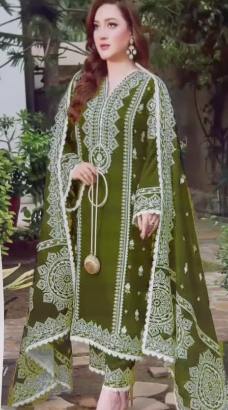 Aneela’s Summer Collection Lawn Three Piece